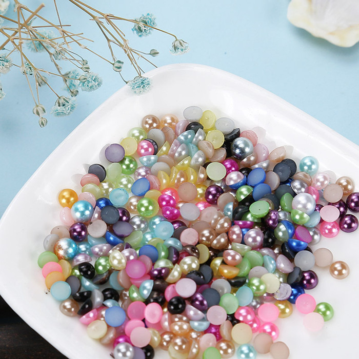 ABS half pearl beads 