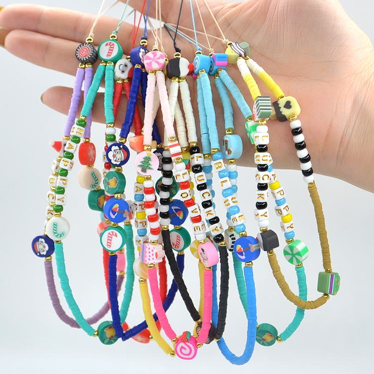 beads phone lanyard