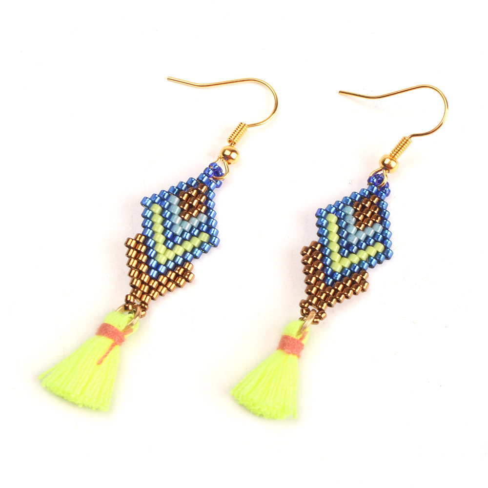 miyuki bead earring