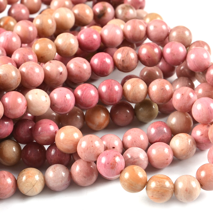rhodonite beads